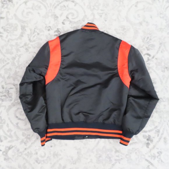 Vintage 80's 90's Authentic Starter Baltimore Orioles Lined Satin Bomber Jacket - Picture 7 of 7